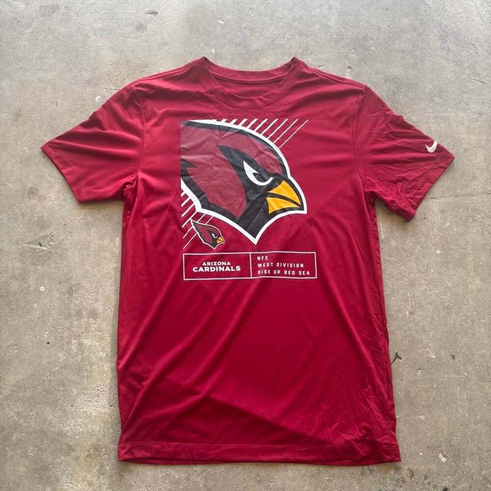 Nike Arizona Cardinals T-Shirt Size L Red NFL Football Graphic Tee